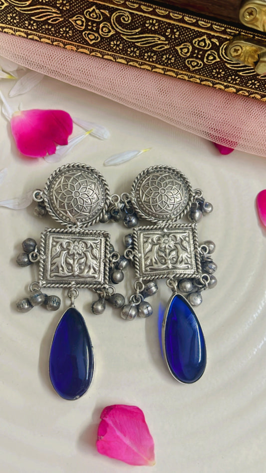 Blue Amisha Earring (Copy)