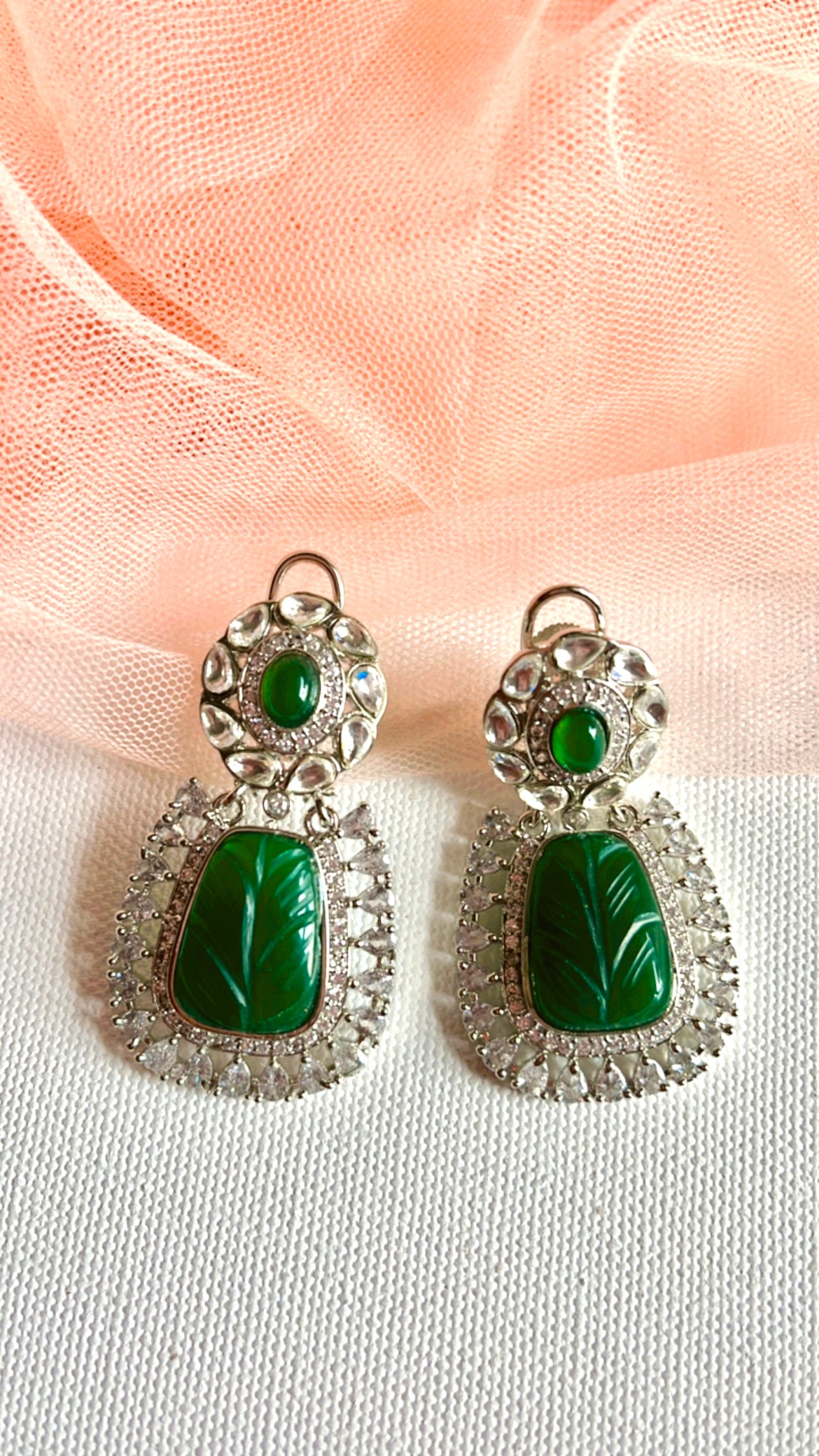 Green Rangeeta Earring