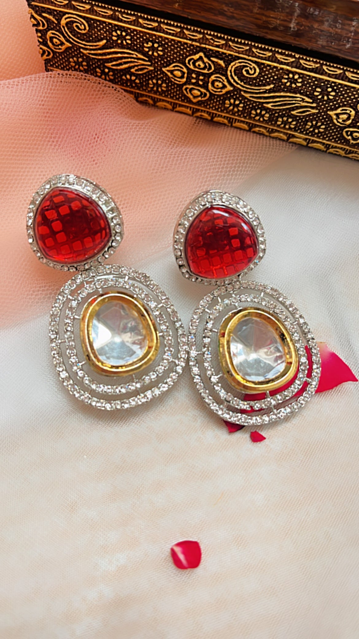 Red Neemisa Earring