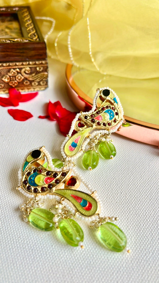 Green Rashi  Earring