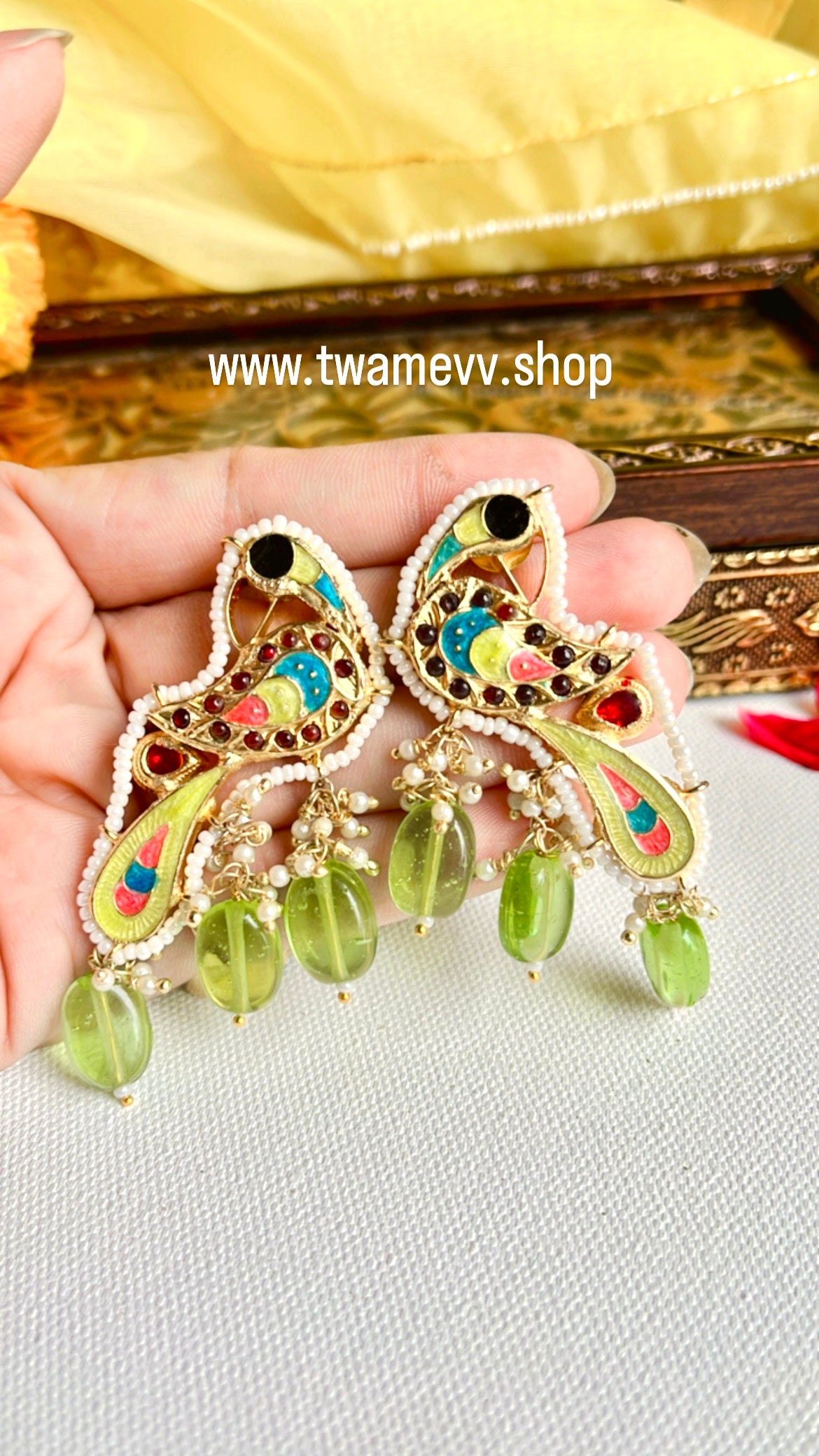 Green Rashi  Earring