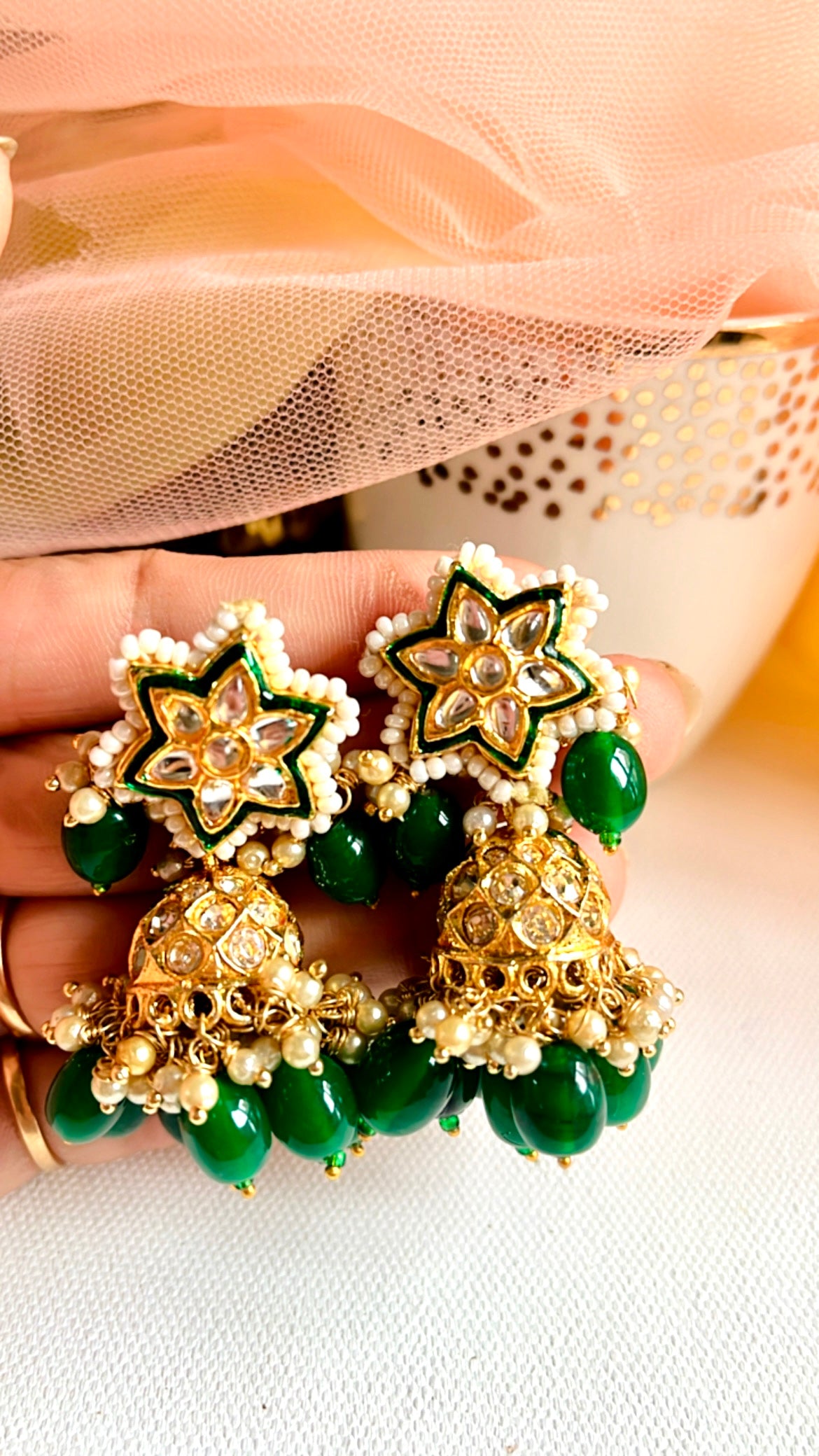 Green Ashima Earring