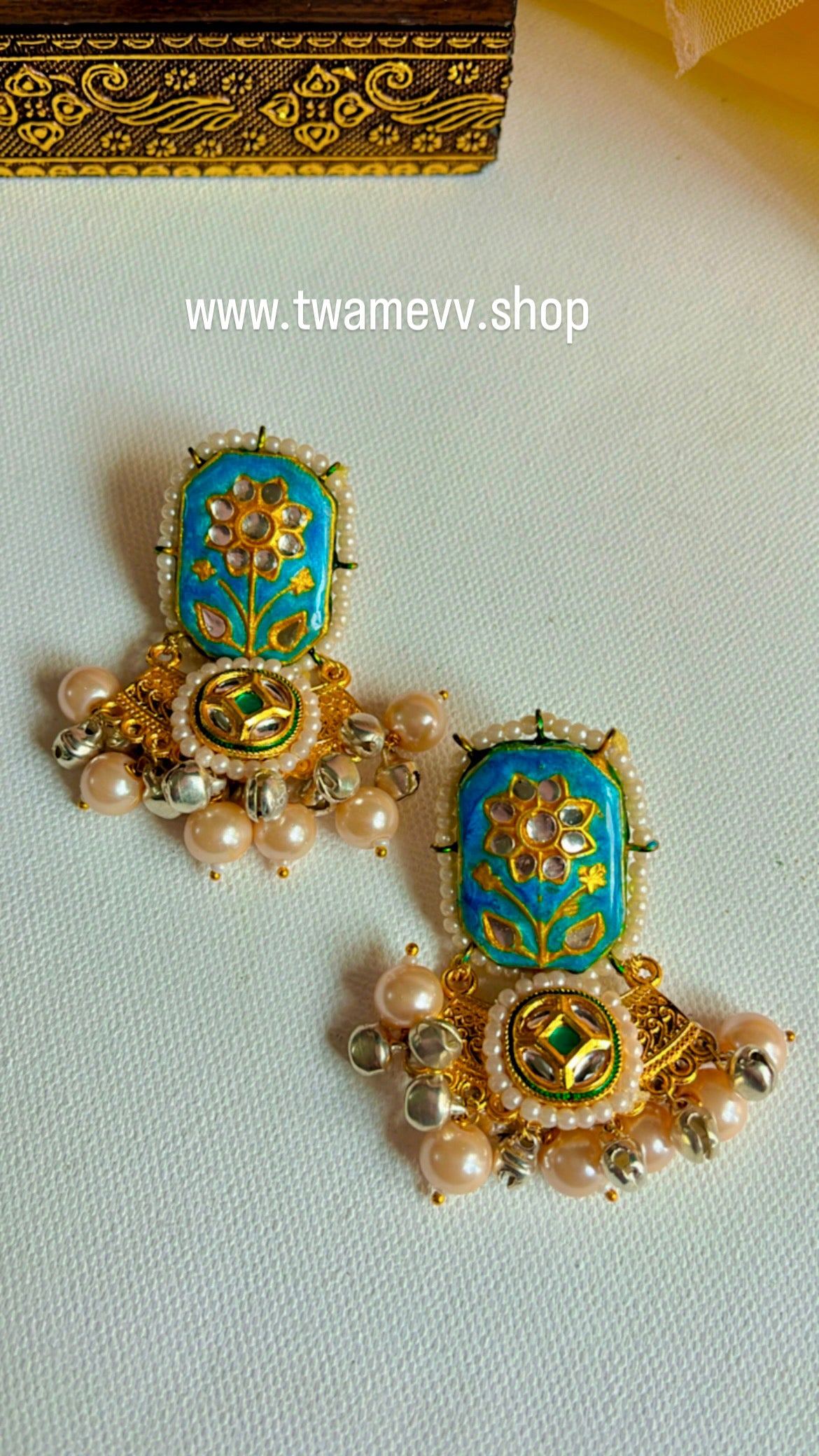 Turquoise Radhika Earring