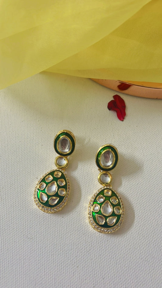 Green Mehak Earring