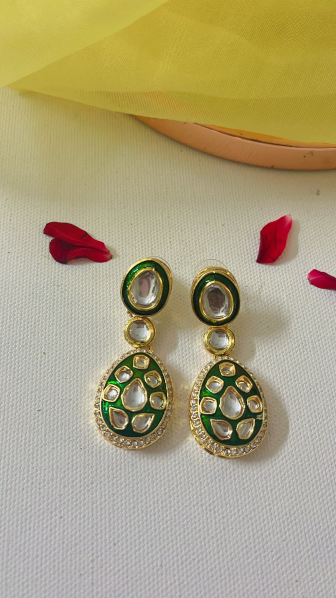 Green Mehak Earring