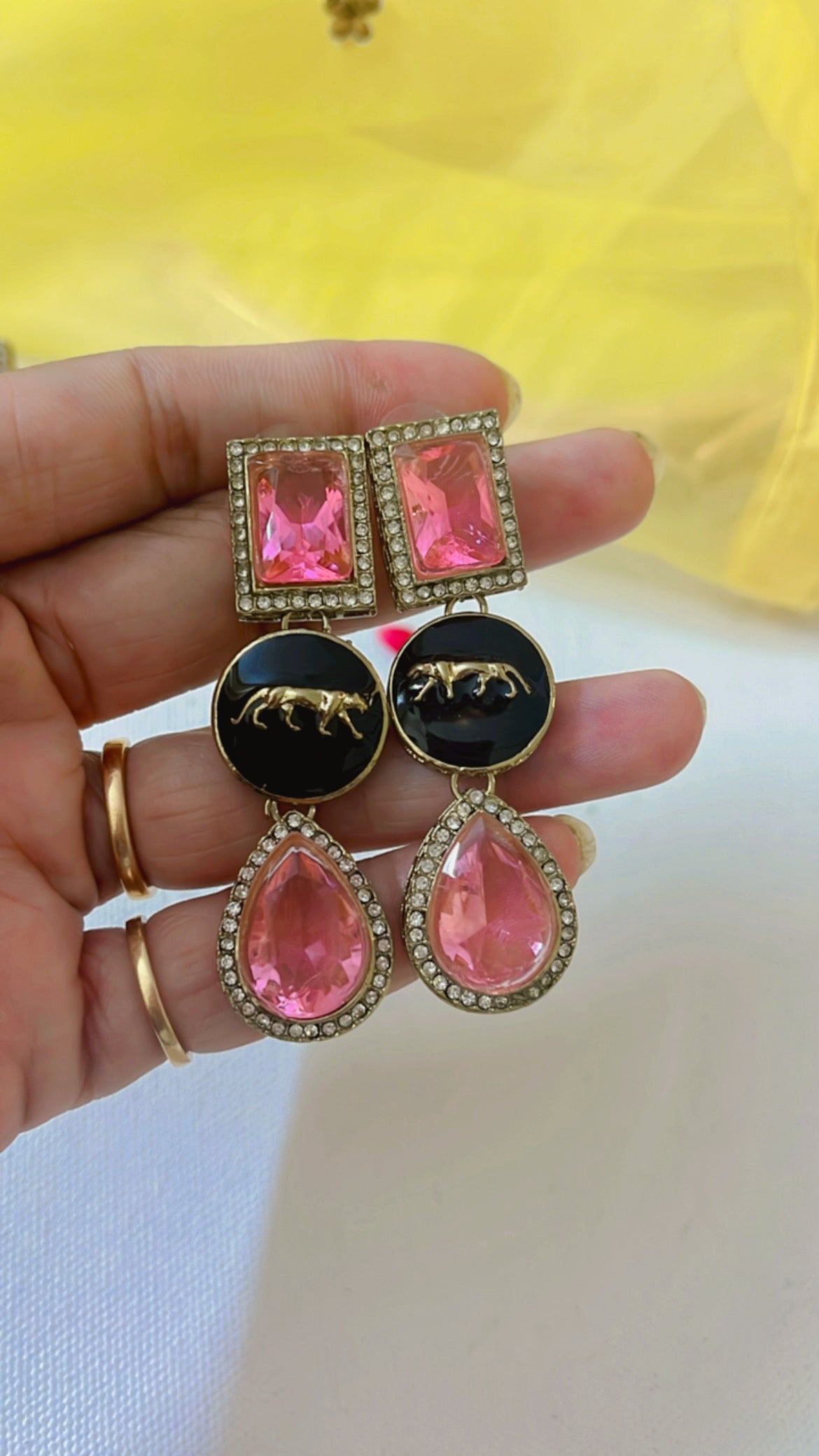 Pink Sachi Earring