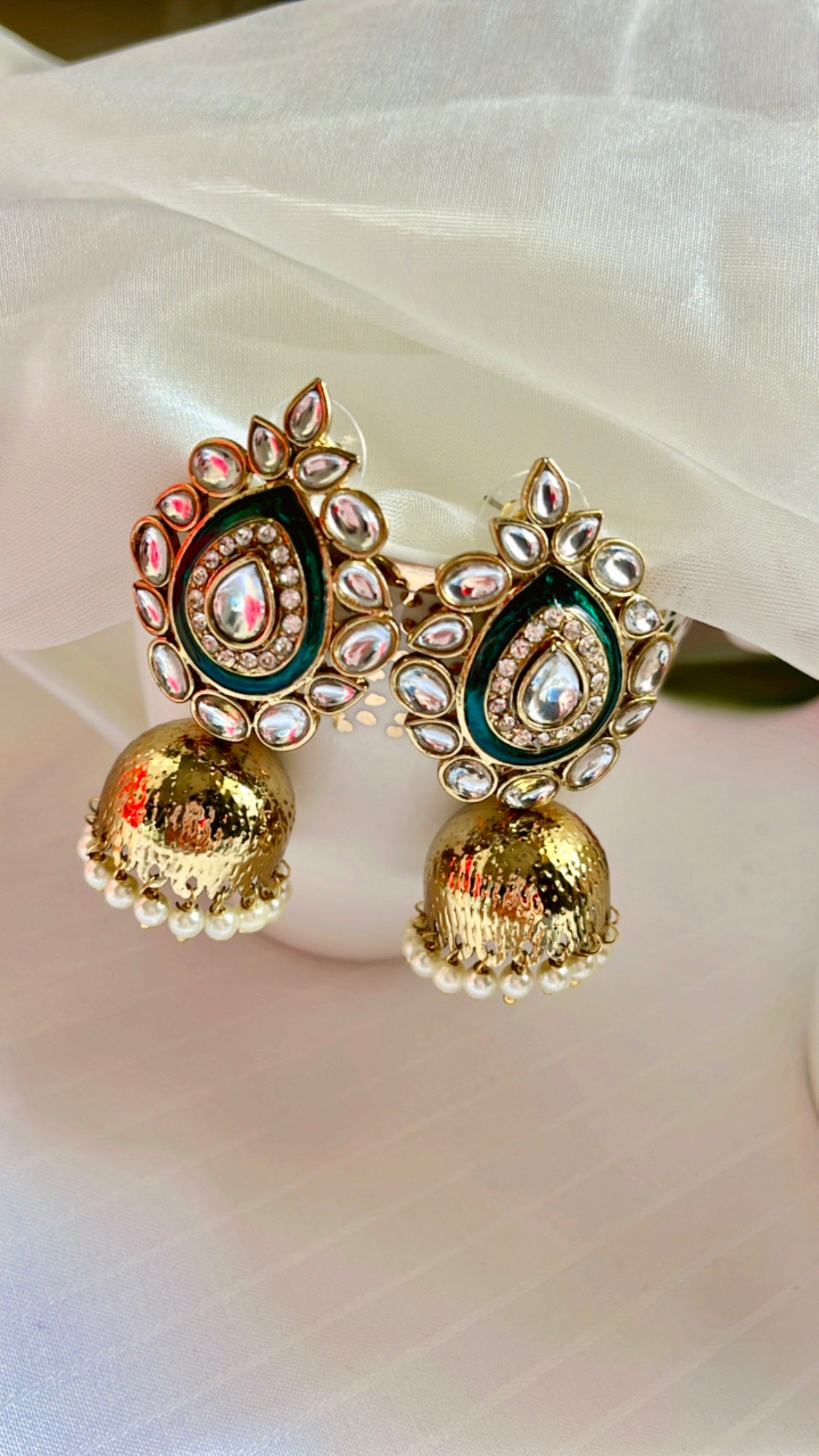 Green Divya Earring