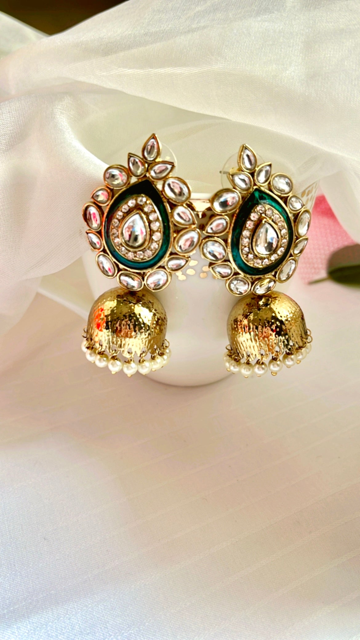 Green Divya Earring