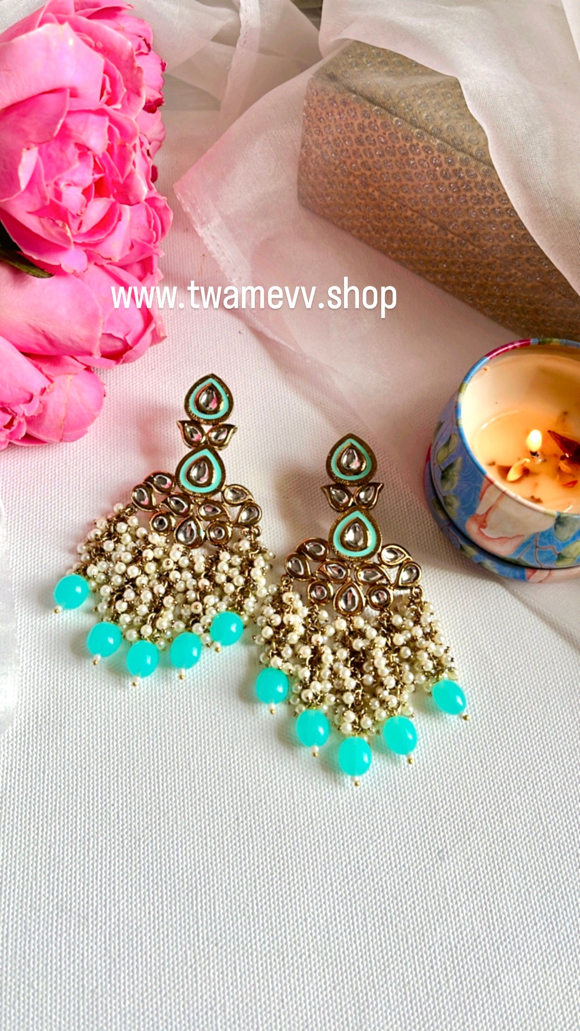 Turquoise Miraya Earring