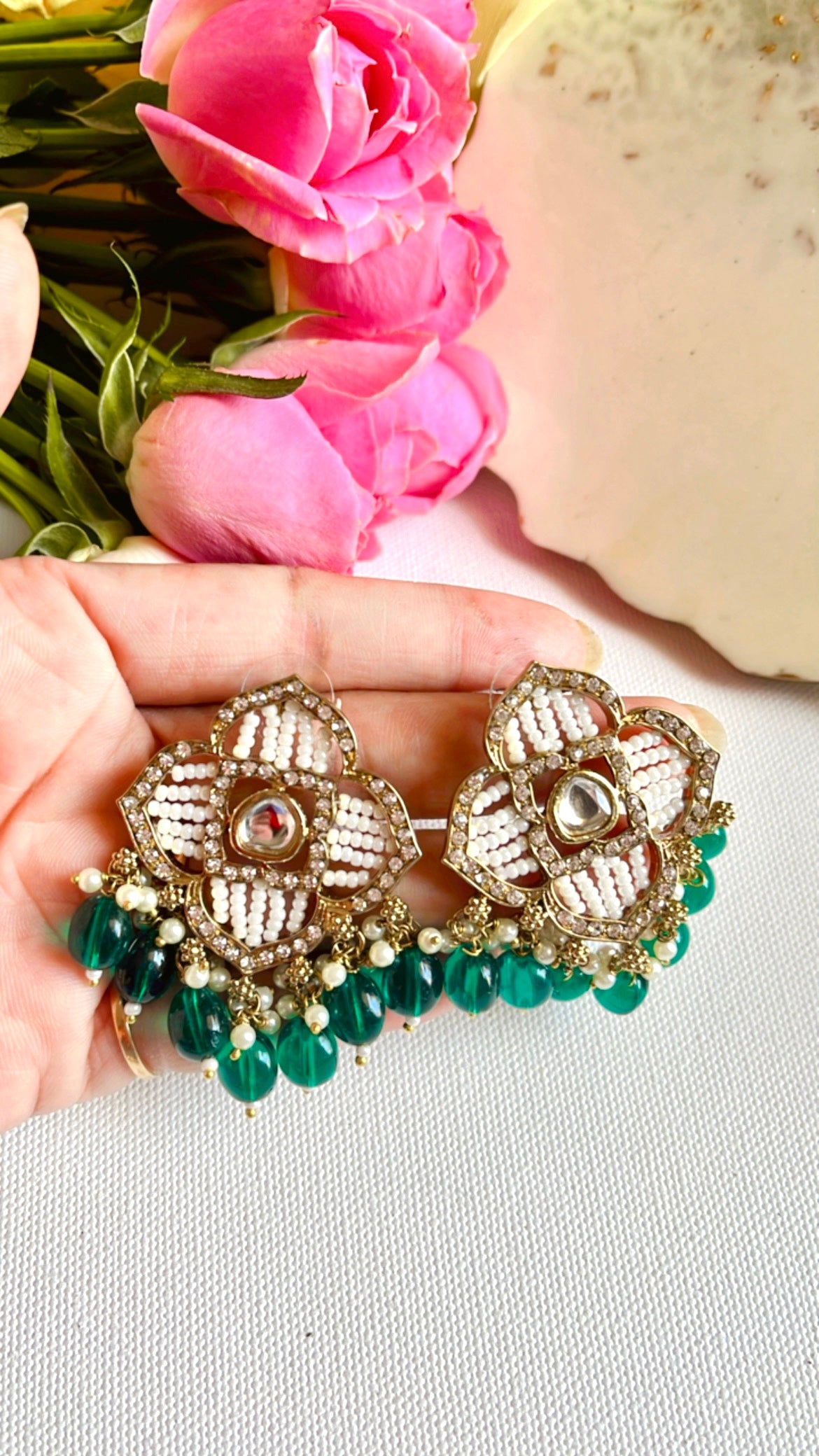 Green Pratika  Earring