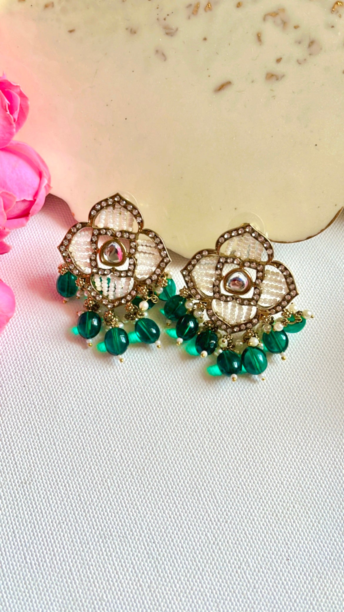 Green Pratika  Earring