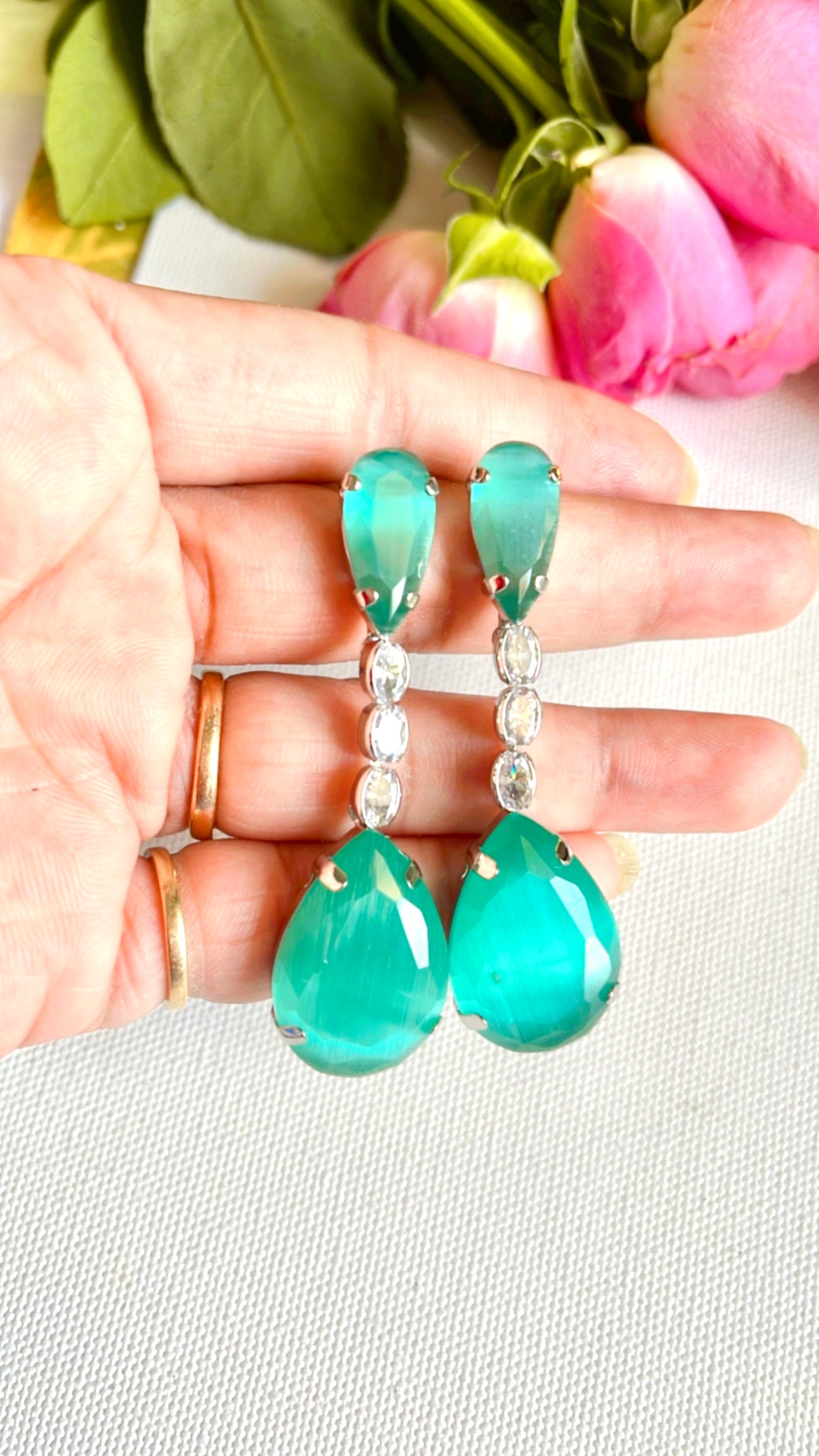 Turquoise Drop Earring