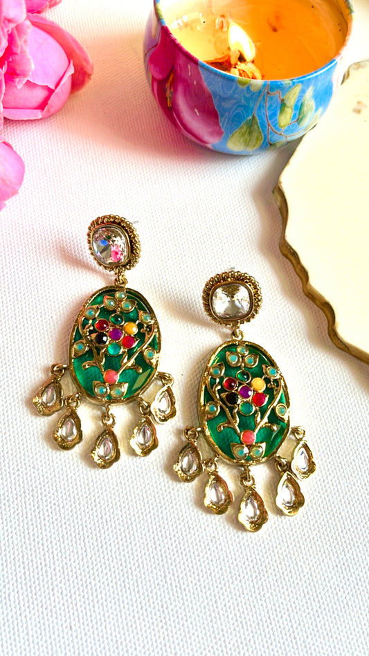 Green Nitya Earring