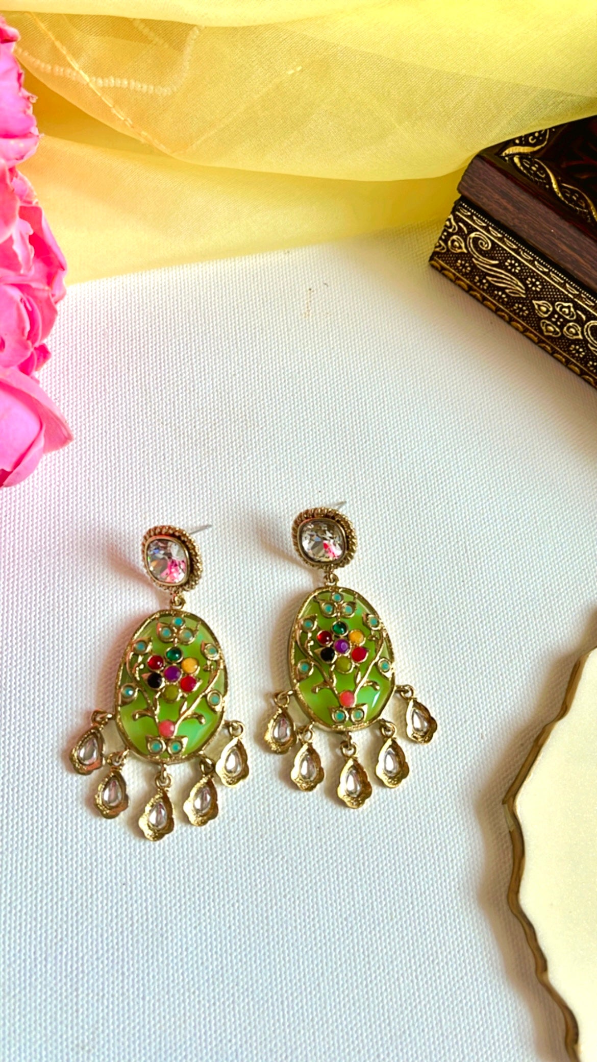 Light Green Nitya Earring