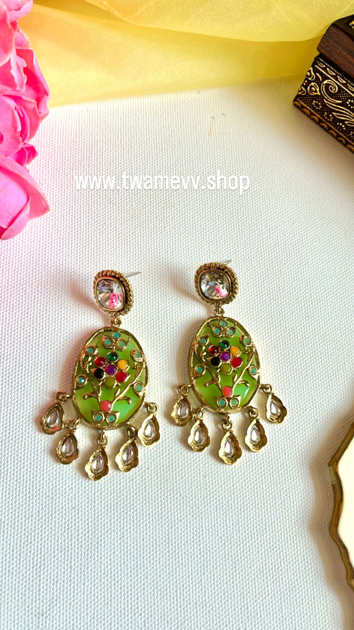 Light Green Nitya Earring