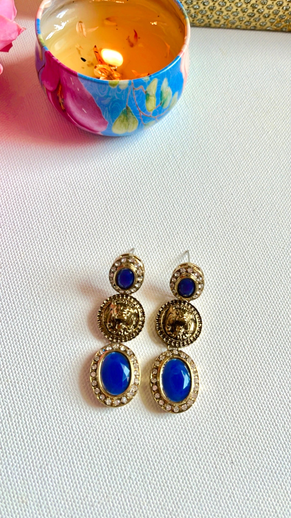 Blue Saya Earring