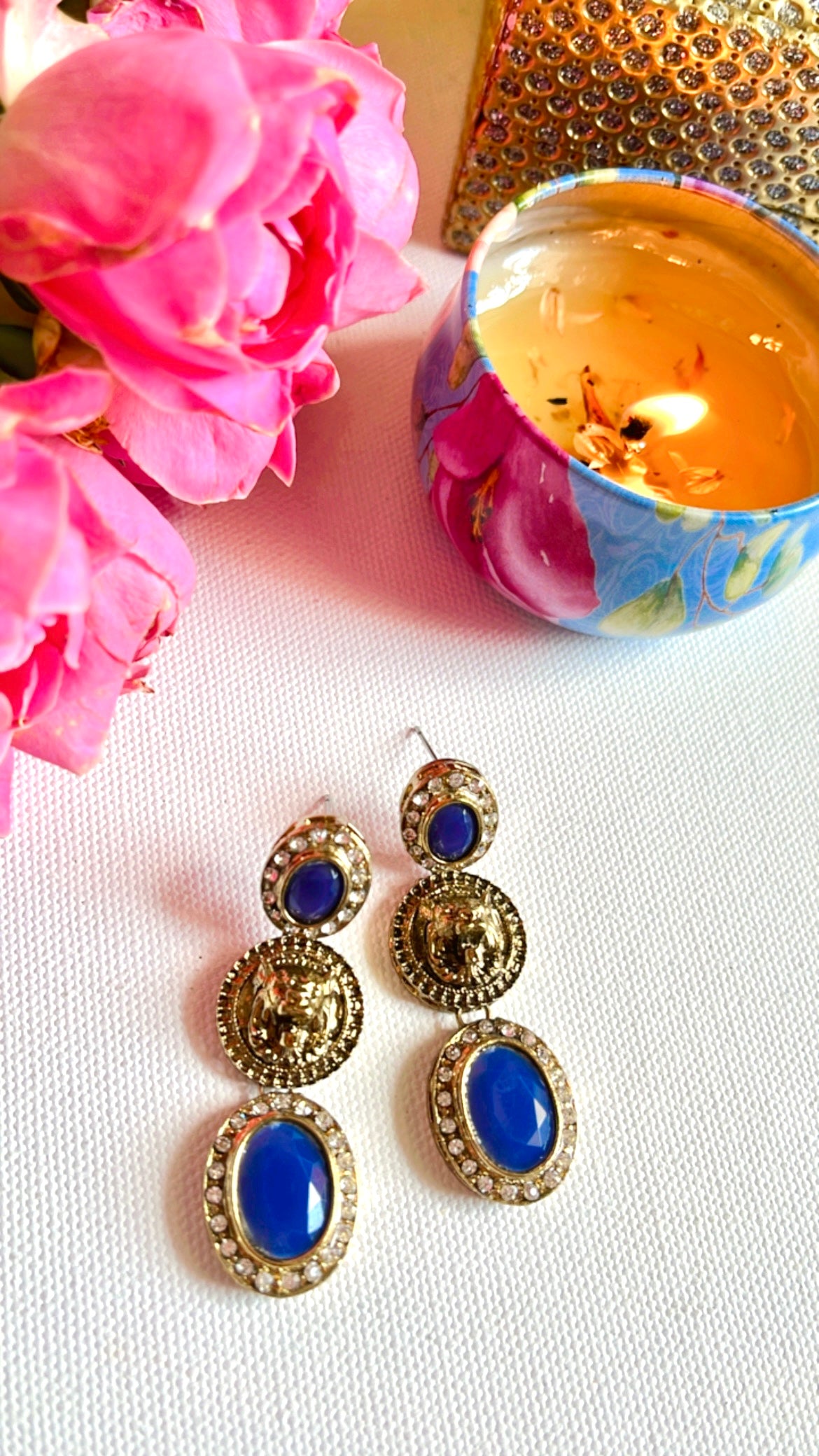 Blue Saya Earring