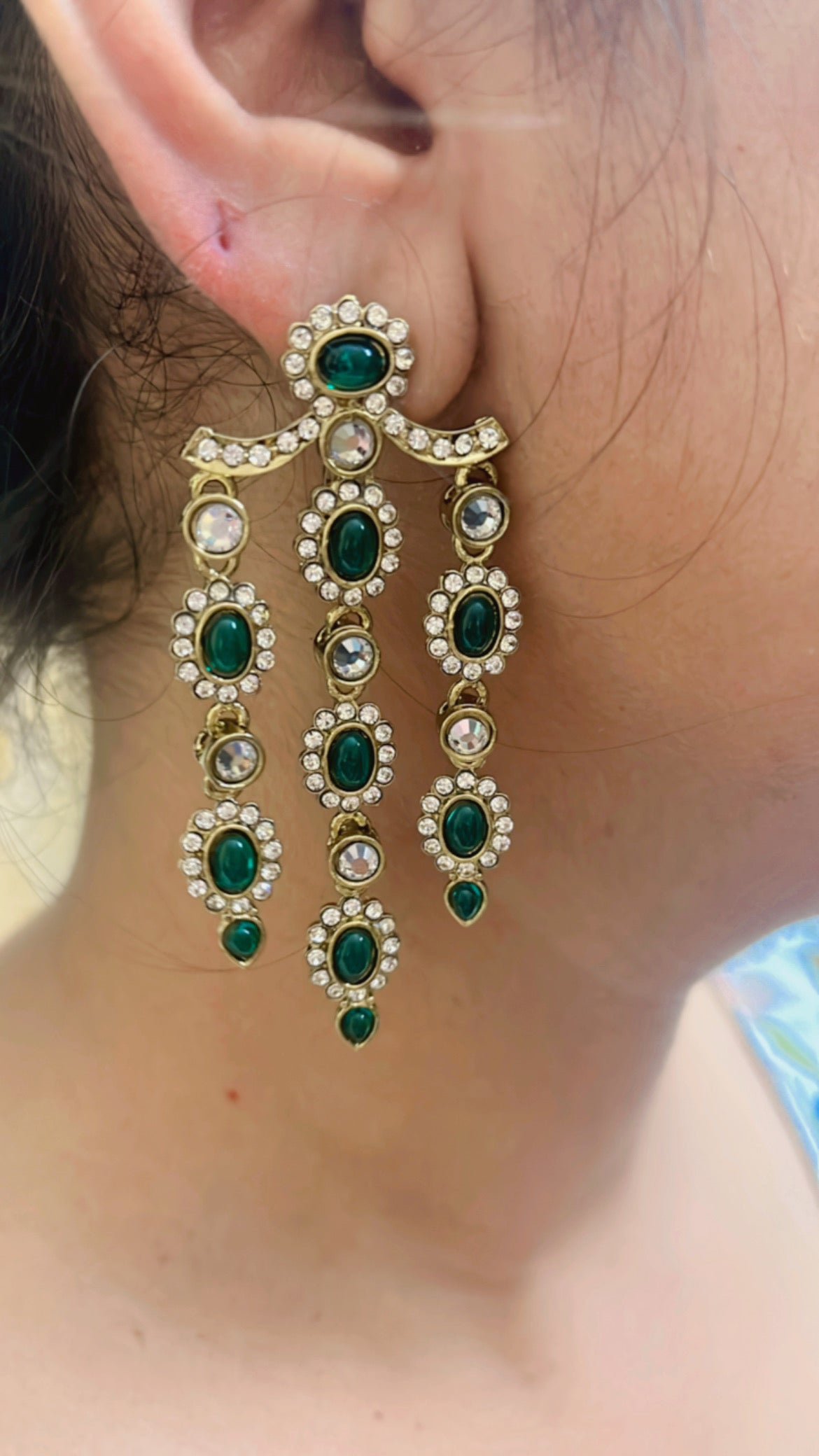 Green Nandani Earring