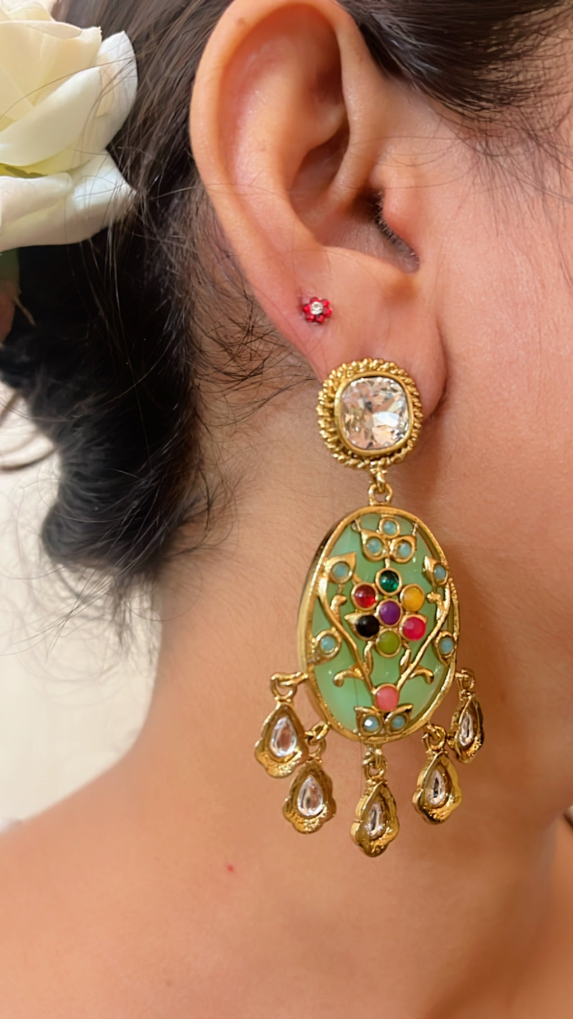 Light Green Nitya Earring