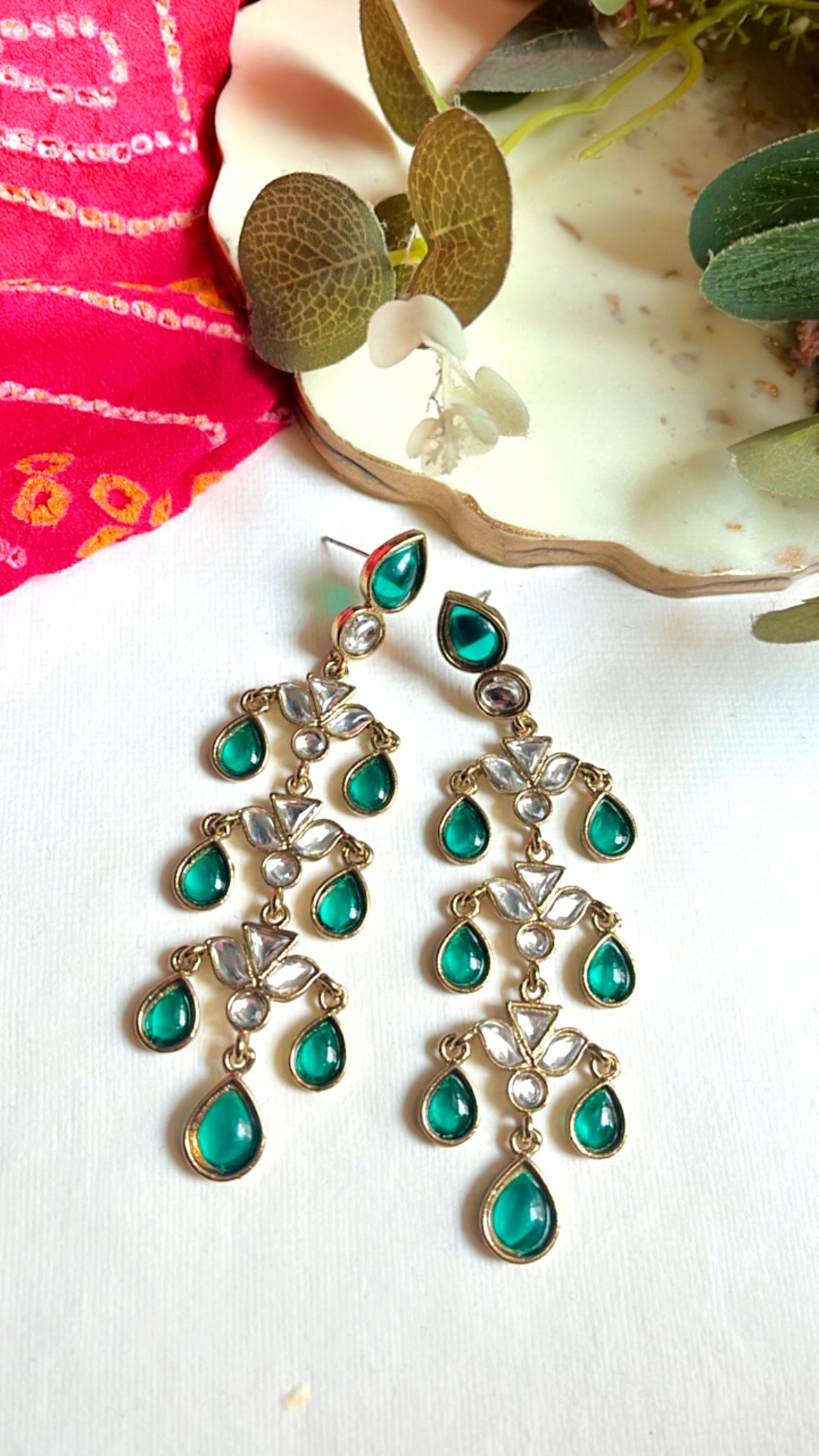 Green Jagnisha Earring