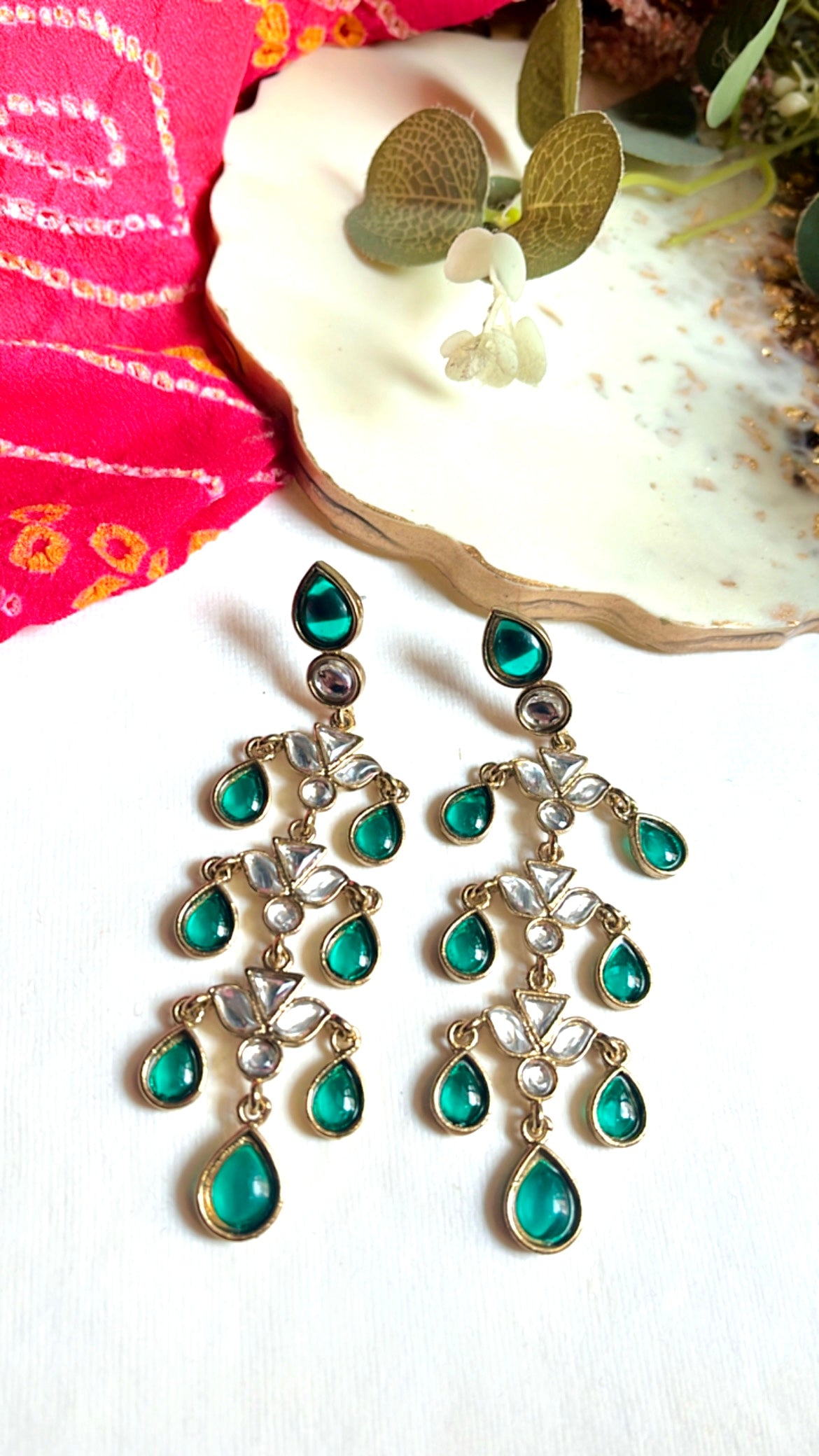 Green Jagnisha Earring