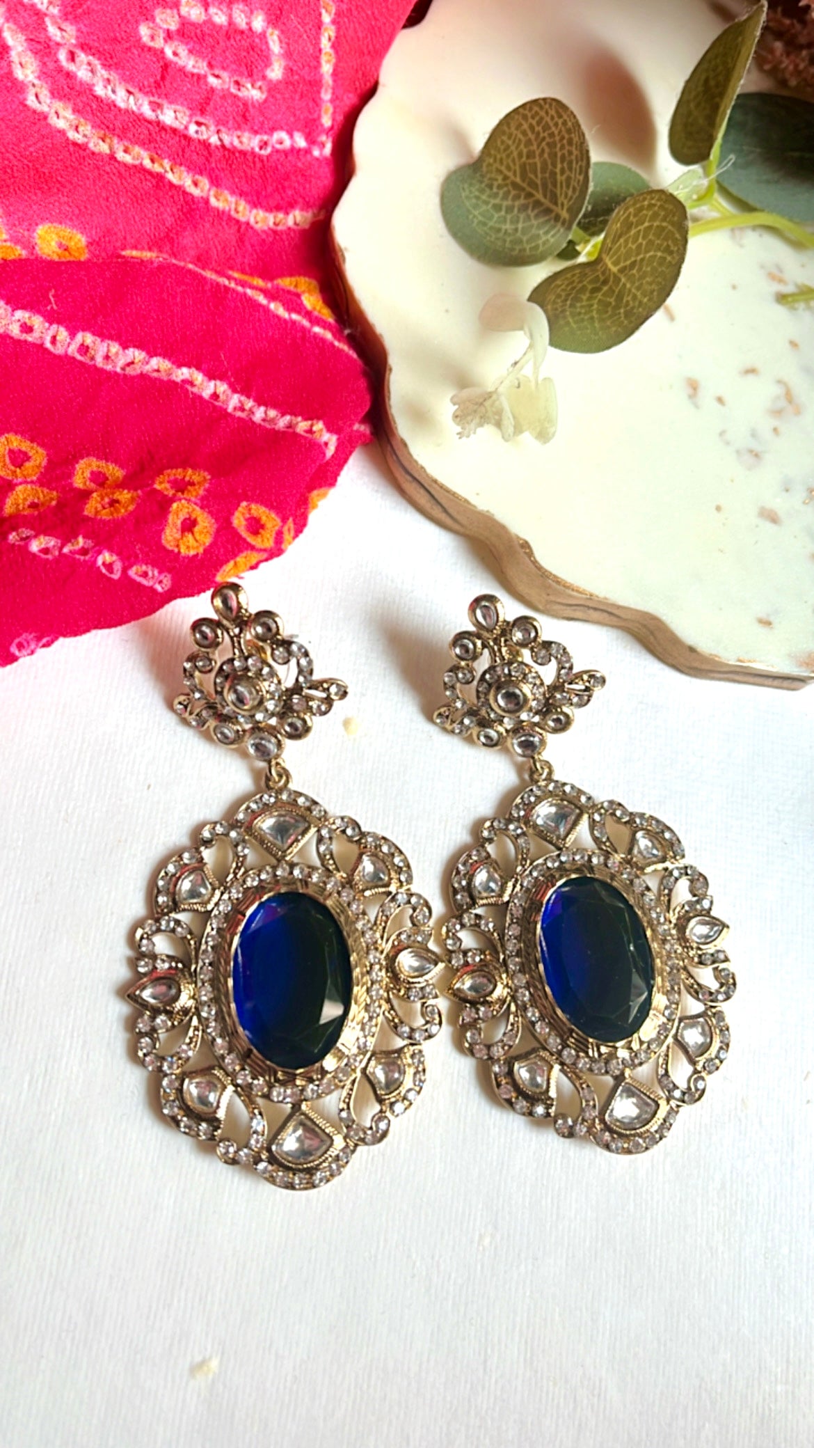 Blue Aabriti Earring