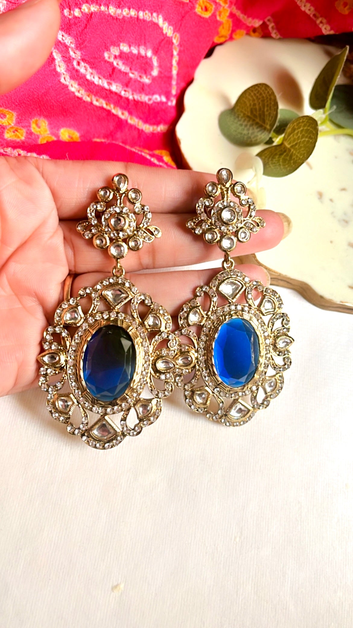 Blue Aabriti Earring