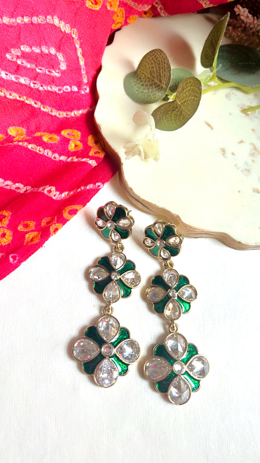 Green Neeta Earring