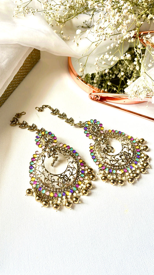 Multi Jaanvi  Earring