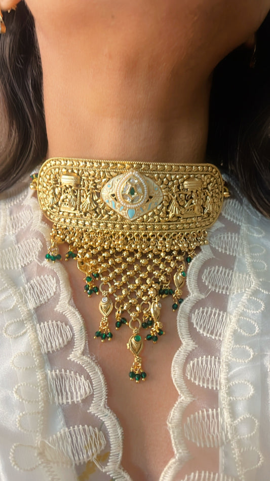 Shehnai Neckpiece Set