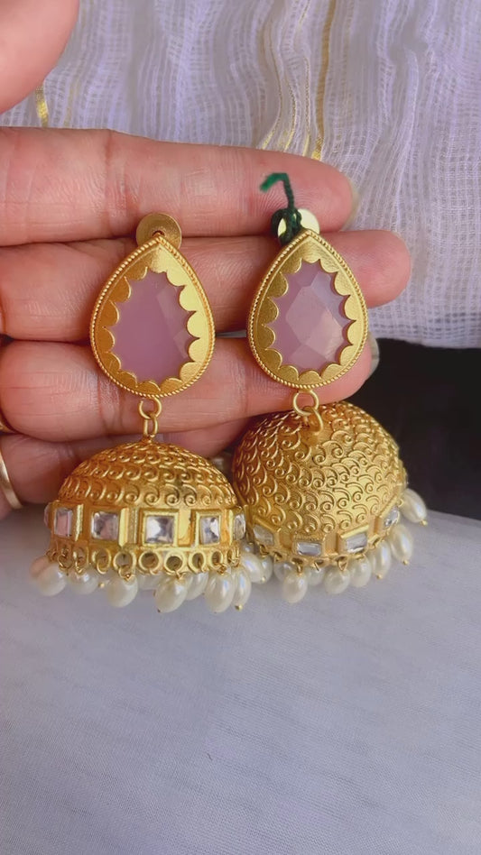 Pink Panache Jumka Earring